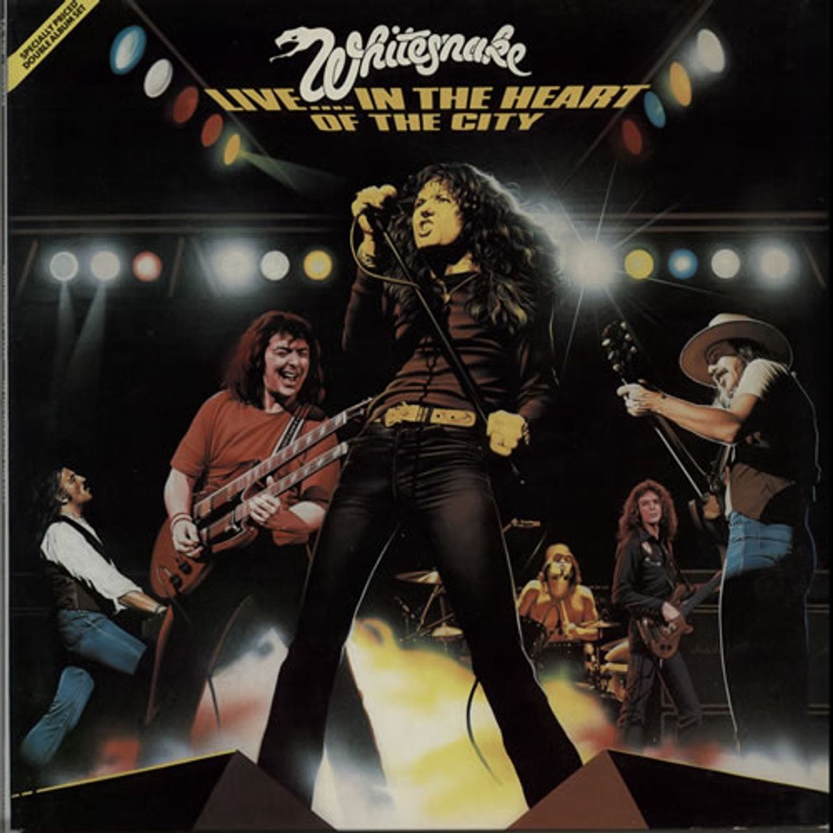 Whitesnake Live In The Heart Of The City Dutch 2-LP vinyl set