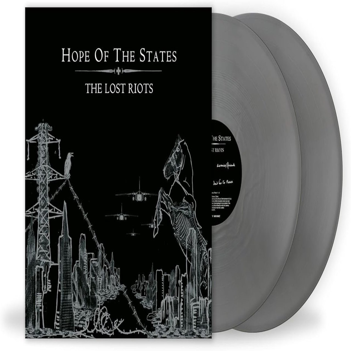 Hope Of The States The Lost Riots - National Album Day 2025 - Battered Metal Vinyl - Sealed UK 2-LP vinyl set