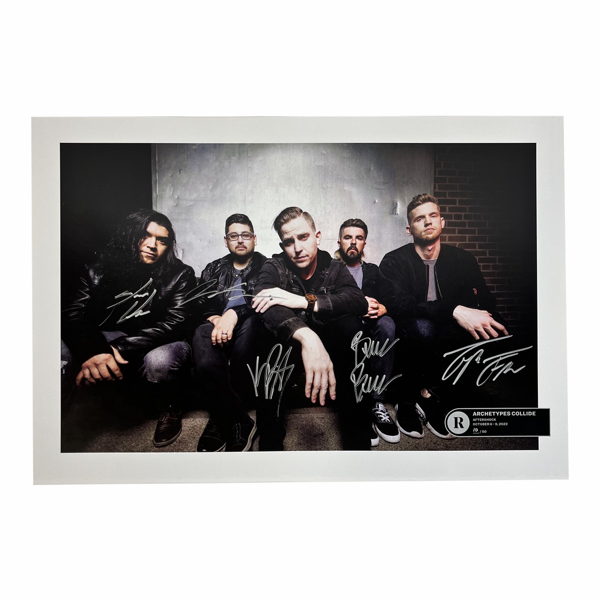 ARCHETYPES COLLIDE X AFTERSHOCK FESTIVAL 2022 LIMITED EDITION SIGNED POSTER