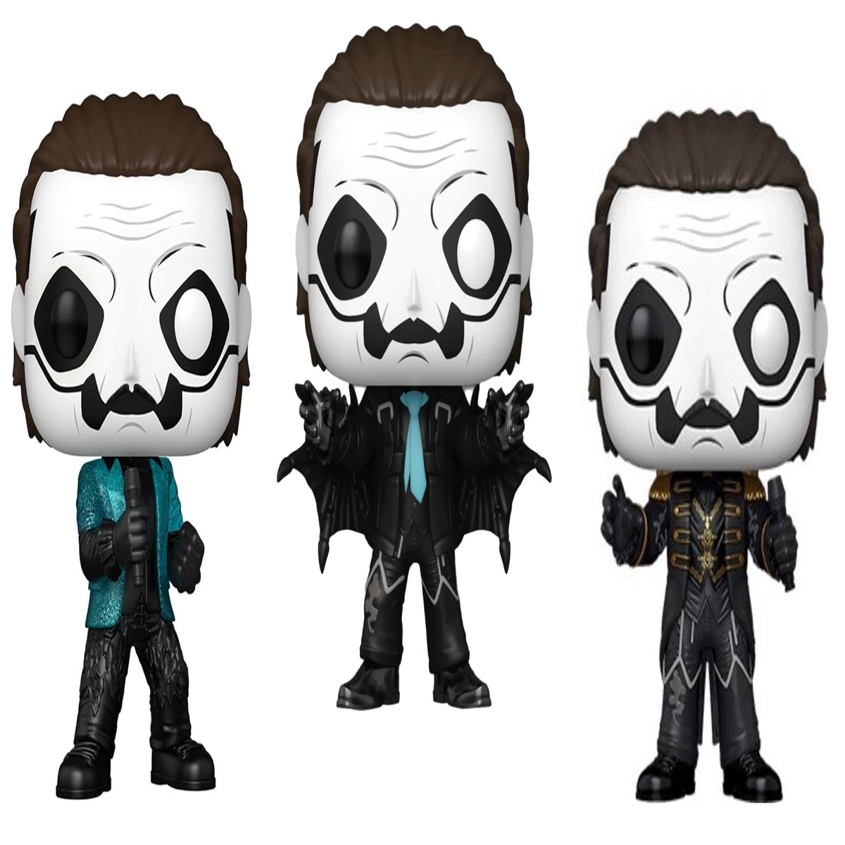 GHOST PAPA EMERITUS IV FUNKO POP ROCKS FIGURES (Three Pack)