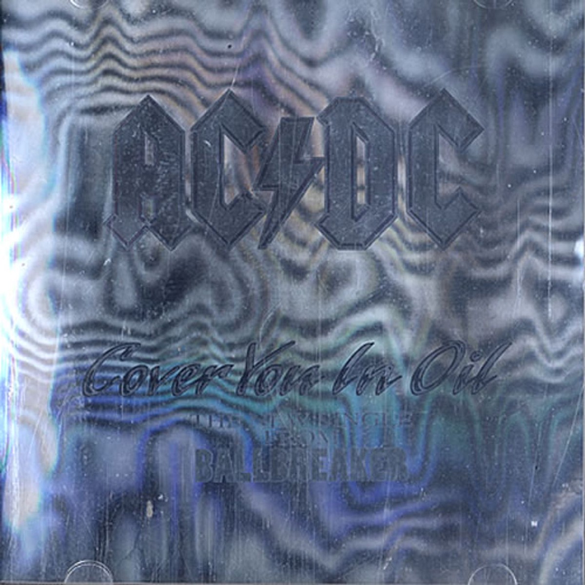 ACDC Cover You In Oil - Hologram Sleeve US Promo CD single