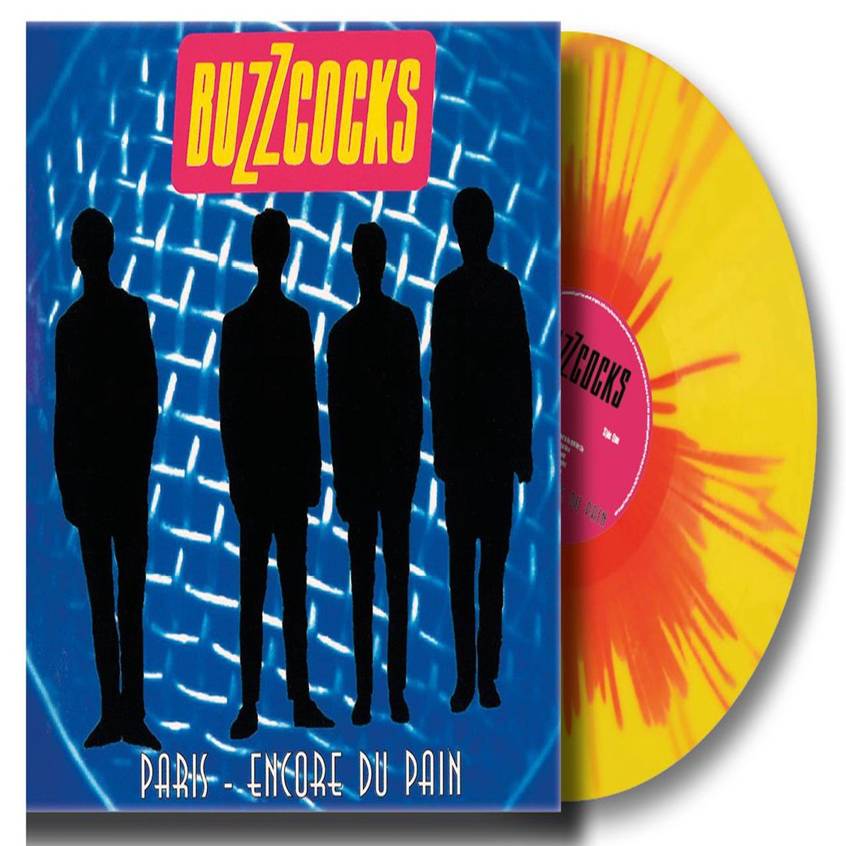 Buzzcocks Paris Encore Du Pain - Red Yellow Splatter Numbered Edition - 100 Only UK Vinyl LP