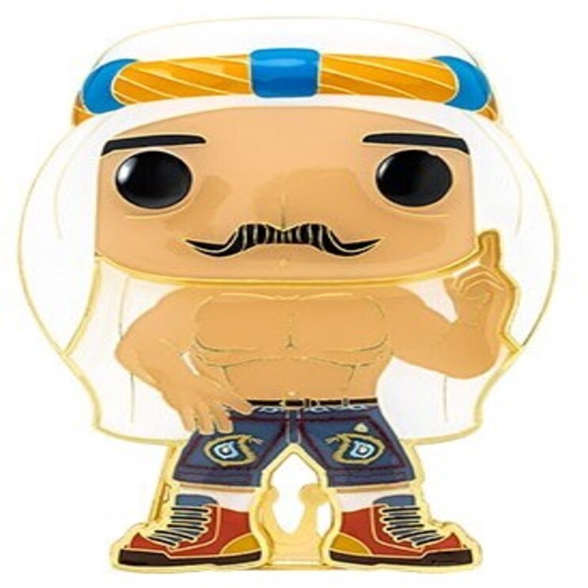 WWE THE IRON SHEIK 43 FUNKO POP PINS FIGURE