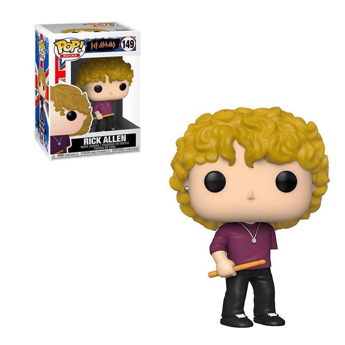 DEF LEPPARD RICK ALLEN FUNKO POP ROCKS FIGURE