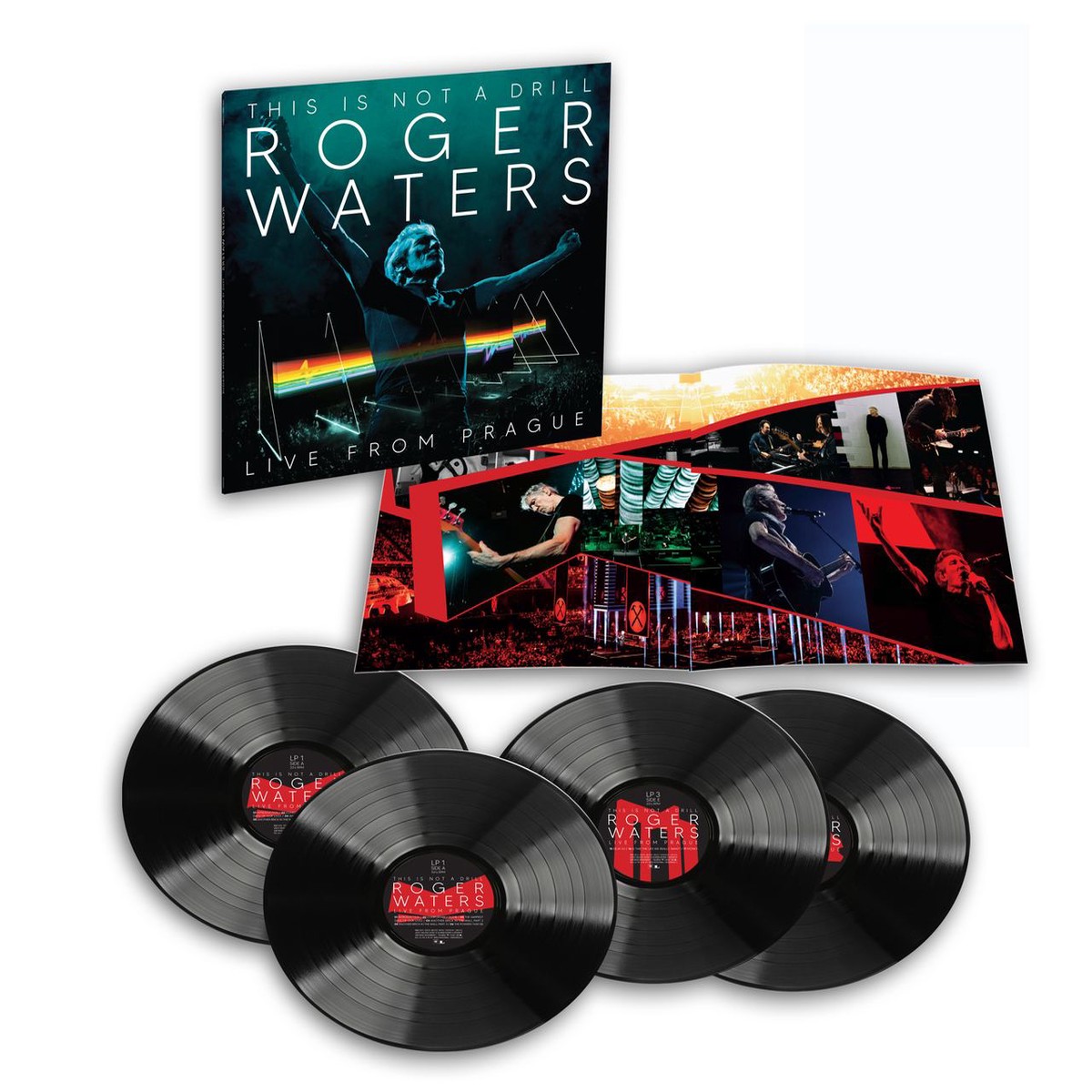 Roger Waters This Is Not A Drill Live From Prague - Deluxe 4-LP Vinyl Edition - Sealed UK 4-LP vinyl set