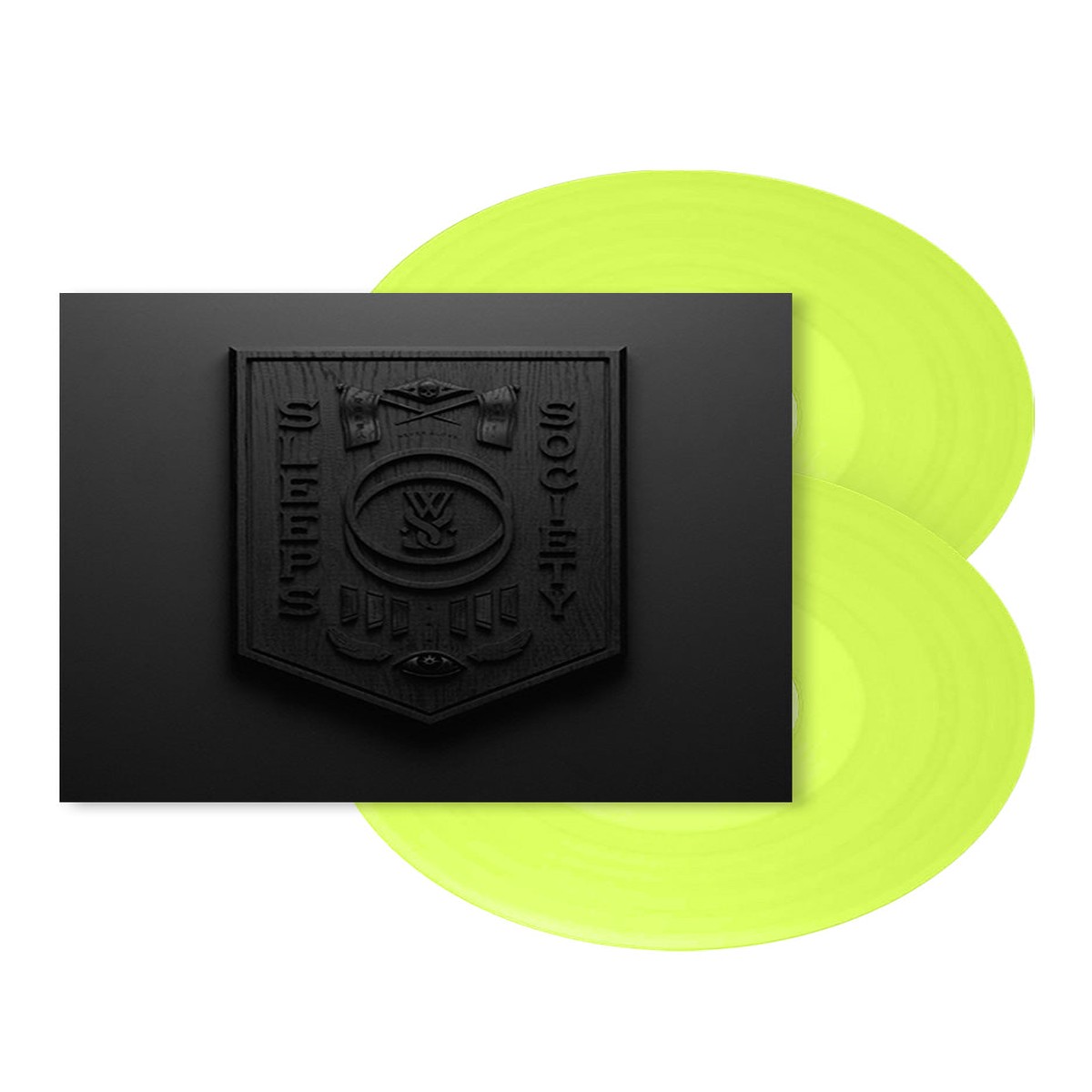 WHILE SHE SLEEPS SLEEPS SOCIETY 2LP (Deluxe Bright Yellow Vinyl)