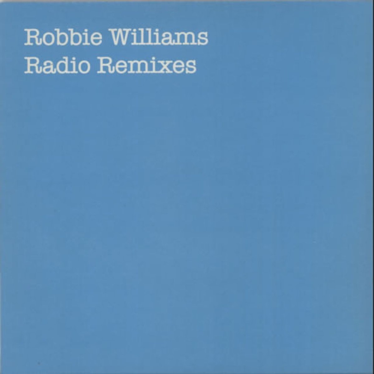 Robbie Williams Radio UK 12 vinyl