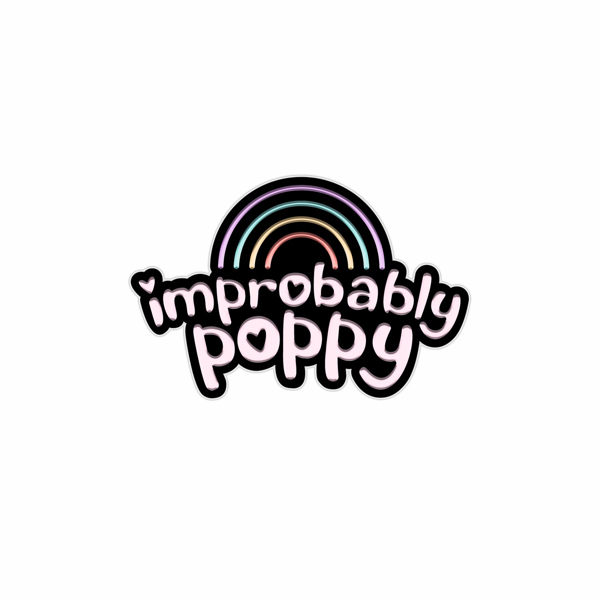 POPPY IMPROBABLY POPPY ENAMEL PIN