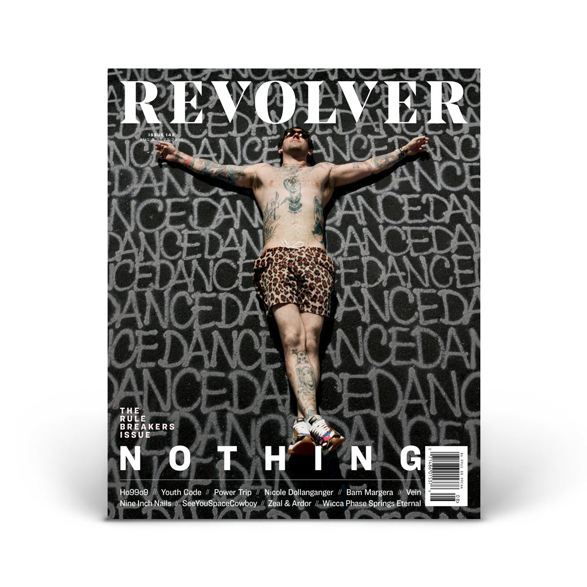 REVOLVER AUGSEPT 2018 THE RULE BREAKERS ISSUE COVER 4 FEATURING NOTHING