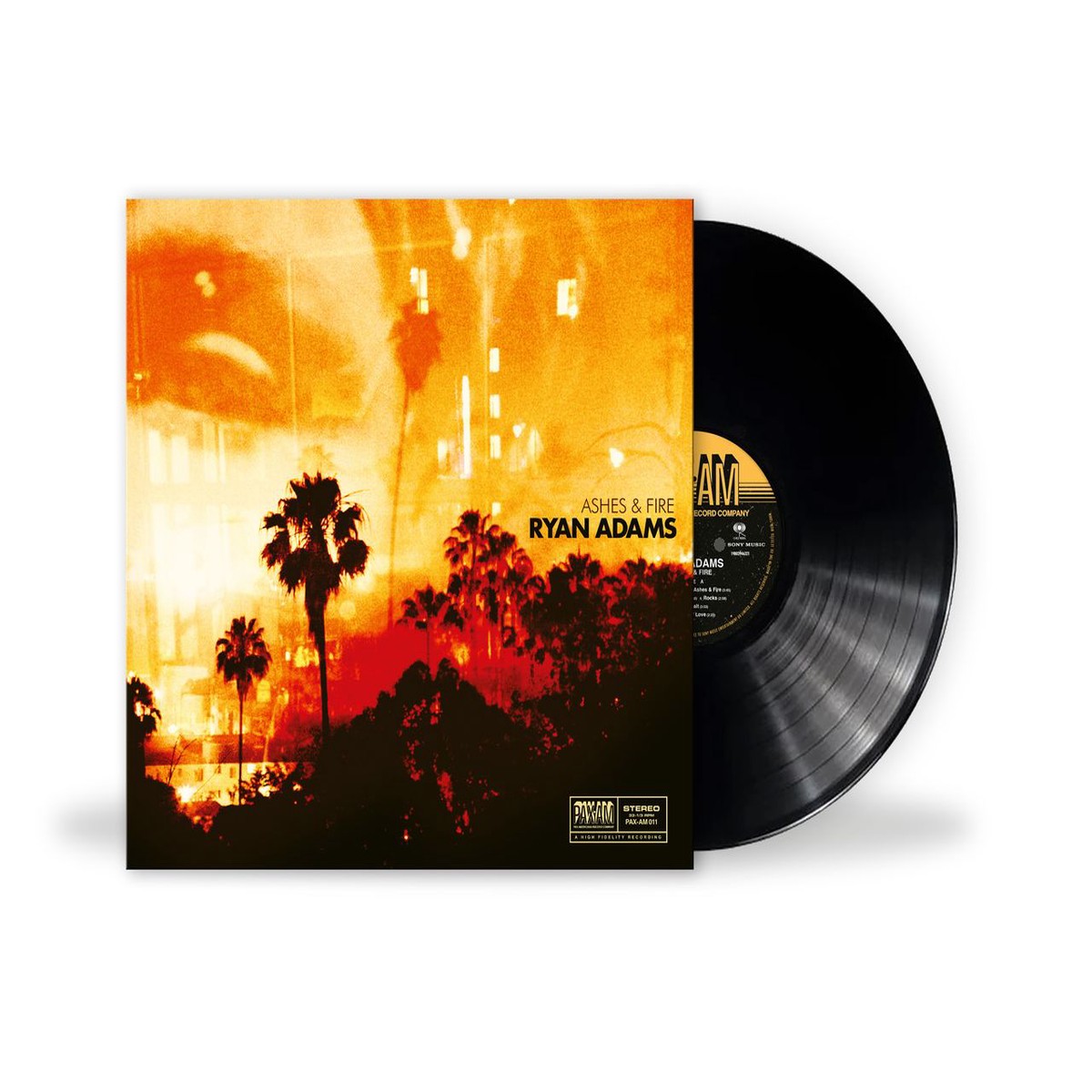 Ryan Adams Ashes and Fire - Black Vinyl - Sealed UK Vinyl LP