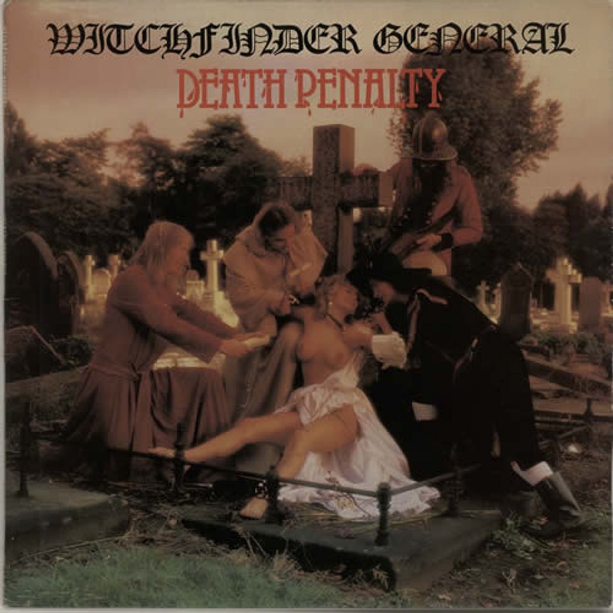 Witchfinder General Death Penalty - Red Vinyl - EX UK Vinyl LP