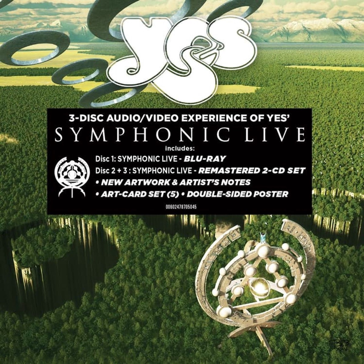 Yes Symphonic Live - 2-CD Blu-Ray Box Set - Sealed UK Cd album box set