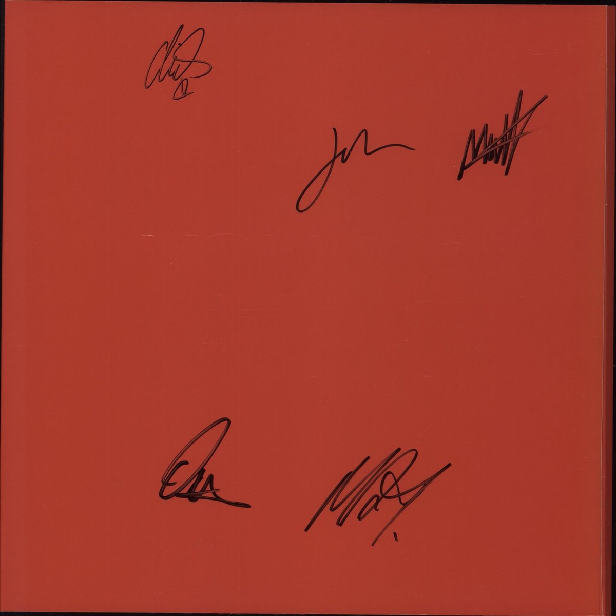 You Me At Six Truth Decay Autographed Outer Slipcase UK Vinyl LP