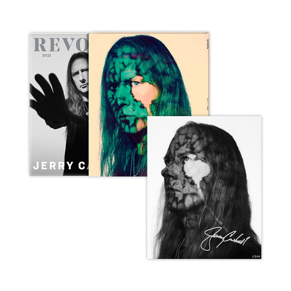 JERRY CANTRELL X REVOLVER BUNDLE - REVOLVER FALL 2024 ISSUE IN NUMBERED SLIPCASE W SIGNED 8