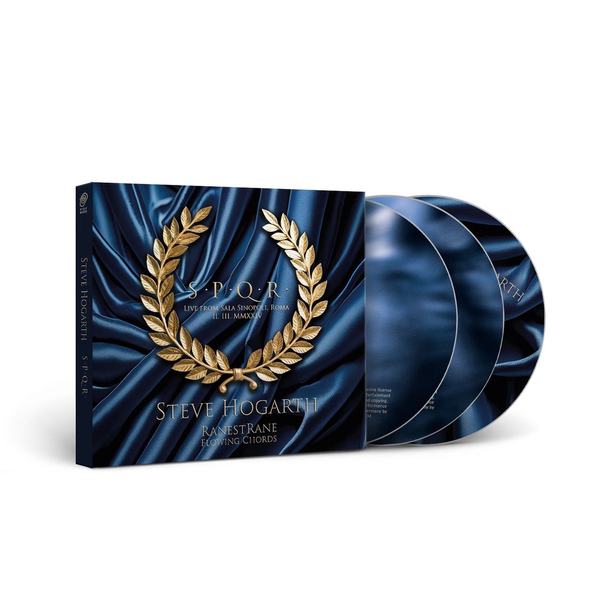 Steve Hogarth SPQR Live From Sala Sinopoli Roma - 2CDBlu-Ray Disc - Digipak - Sealed UK 2-CD album set