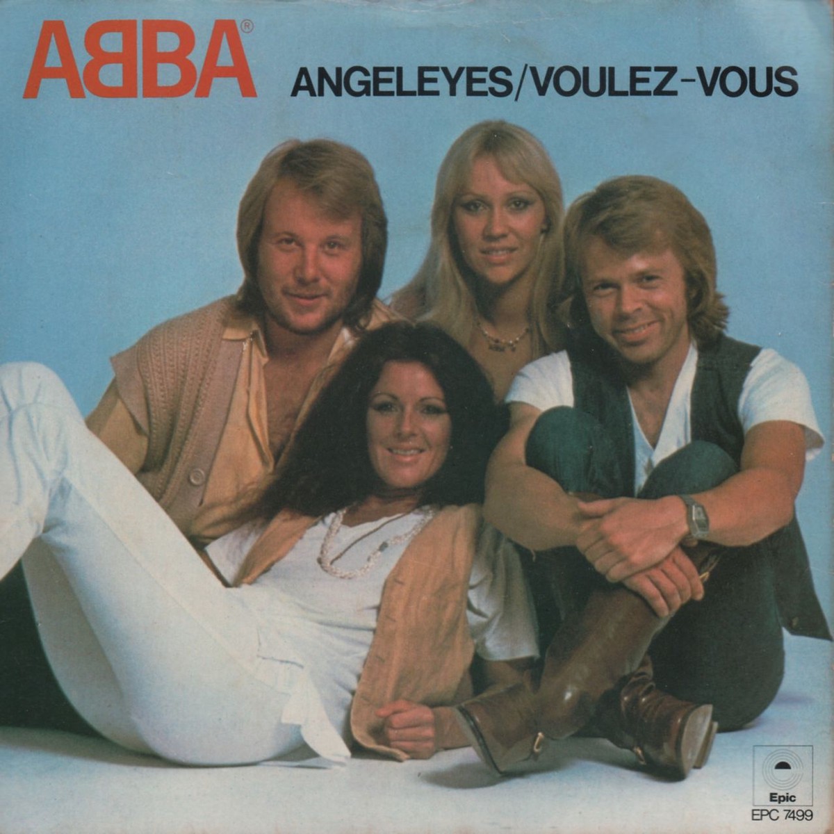 Abba Angeleyes Voulez-Vous - Dark Sleeve UK 7 vinyl