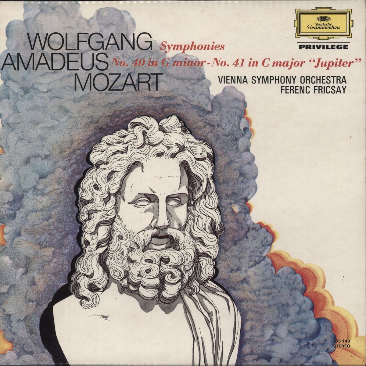 Wolfgang Amadeus Mozart Mozart Symphonien Nr 40 G-moll Nr 41 C-dur Jupiter UK Vinyl LP