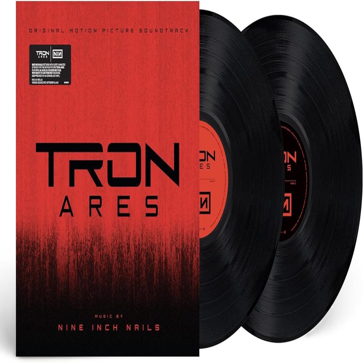 Nine Inch Nails Tron Ares Original Motion Picture Soundtrack - 180 Gram Black Vinyl - Sealed UK 2-LP vinyl set