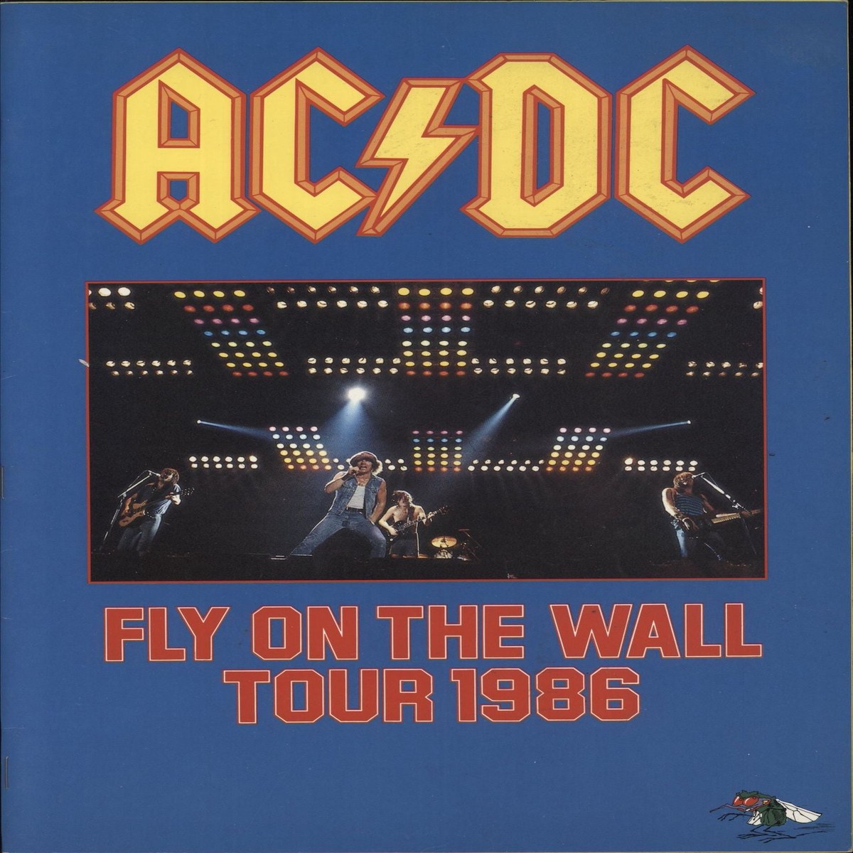 ACDC Fly On The Wall Tour 1986 Ticket Stub UK Tour programme