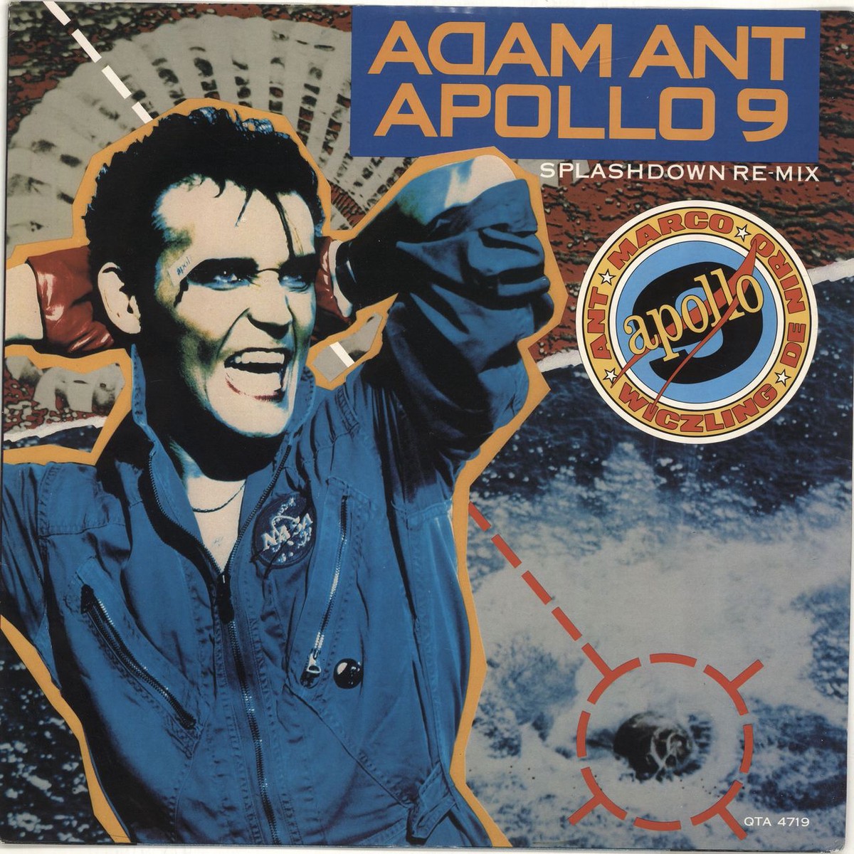 Adam Ant Apollo 9 (Splashdown Re-Mix) UK 12 vinyl