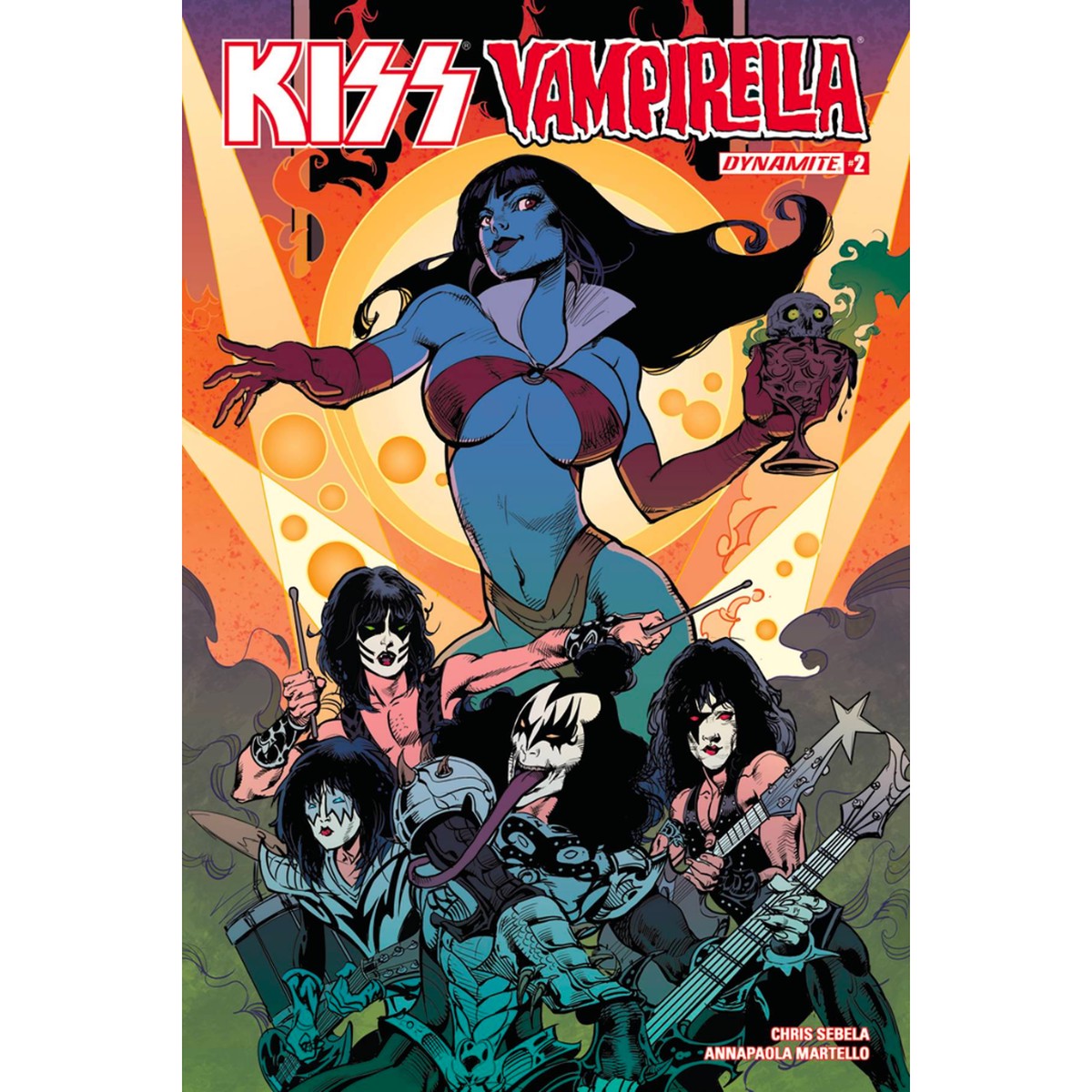 KISS VAMPIRELLA 2 (COVER C CASTRO) COMIC BOOK
