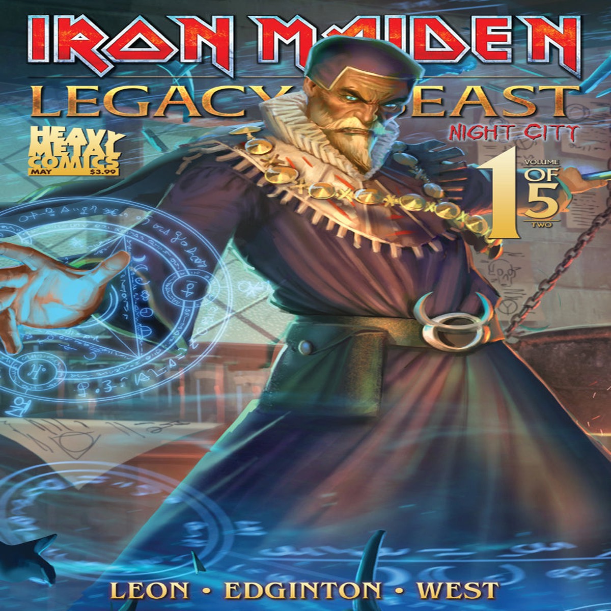 IRON MAIDEN LEGACY OT BEAST VOL 2 NIGHT CITY 1 (Cover C Casas) COMIC BOOK