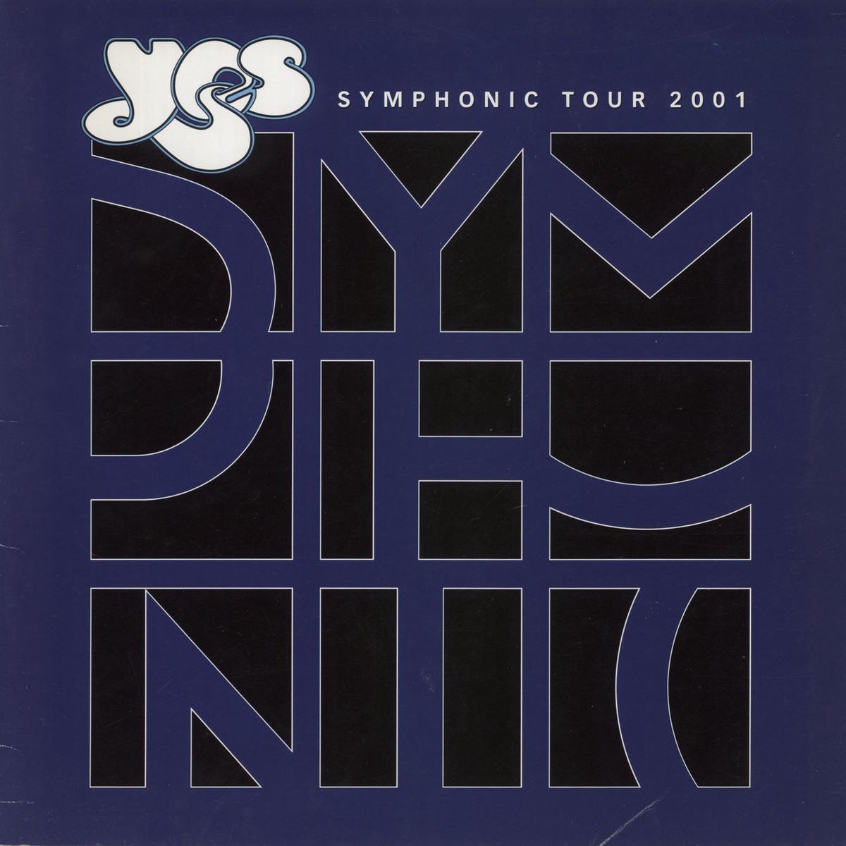 Yes Symphonic Tour 2001 Ticket Stub UK Tour programme