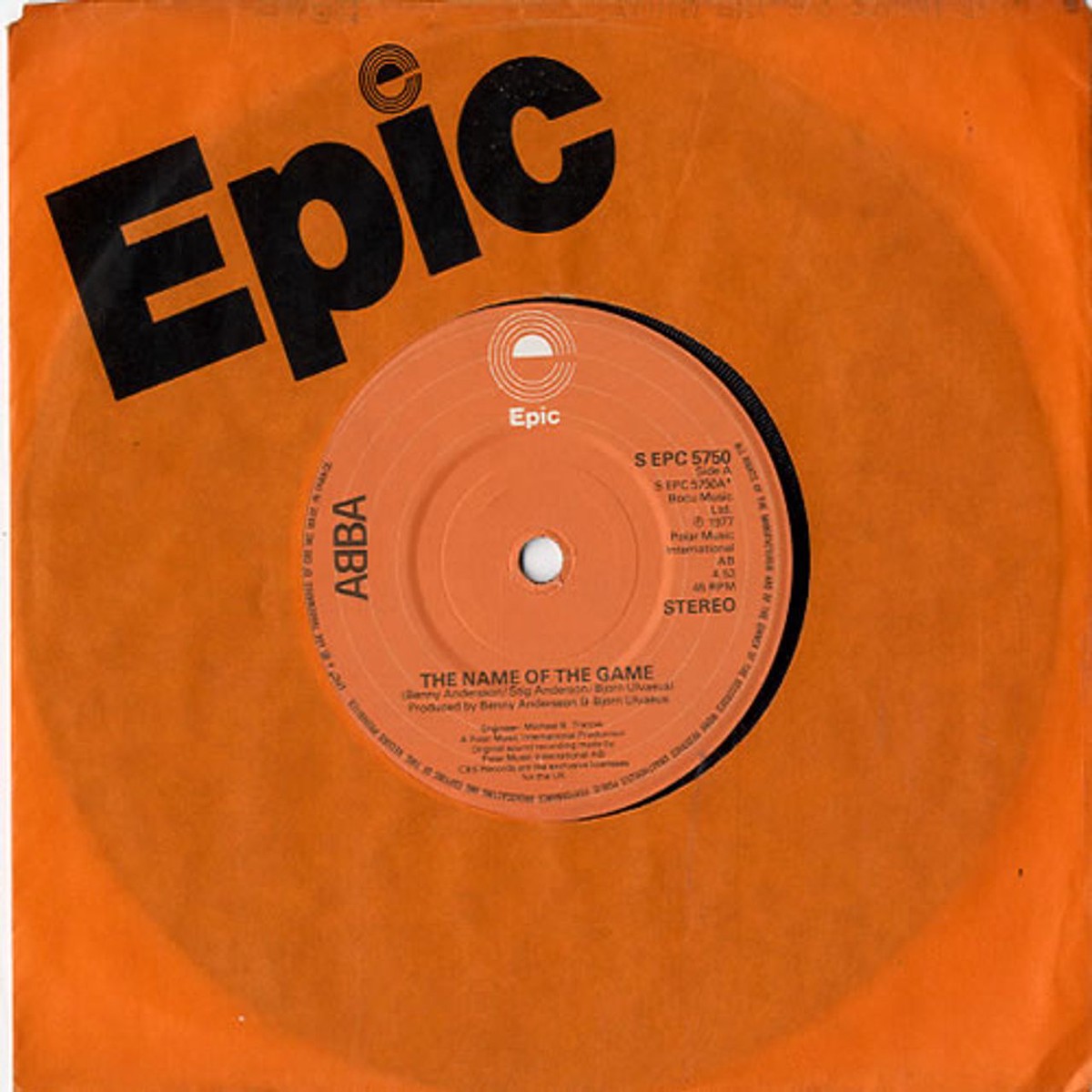 Abba The Name Of The Game - French Press UK 7 vinyl