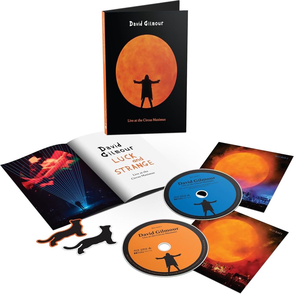 David Gilmour Live At The Circus Maximus - 2 Blu-Ray Set - Dolby Atmos 51 DTS-HD MA - Sealed UK Blu Ray