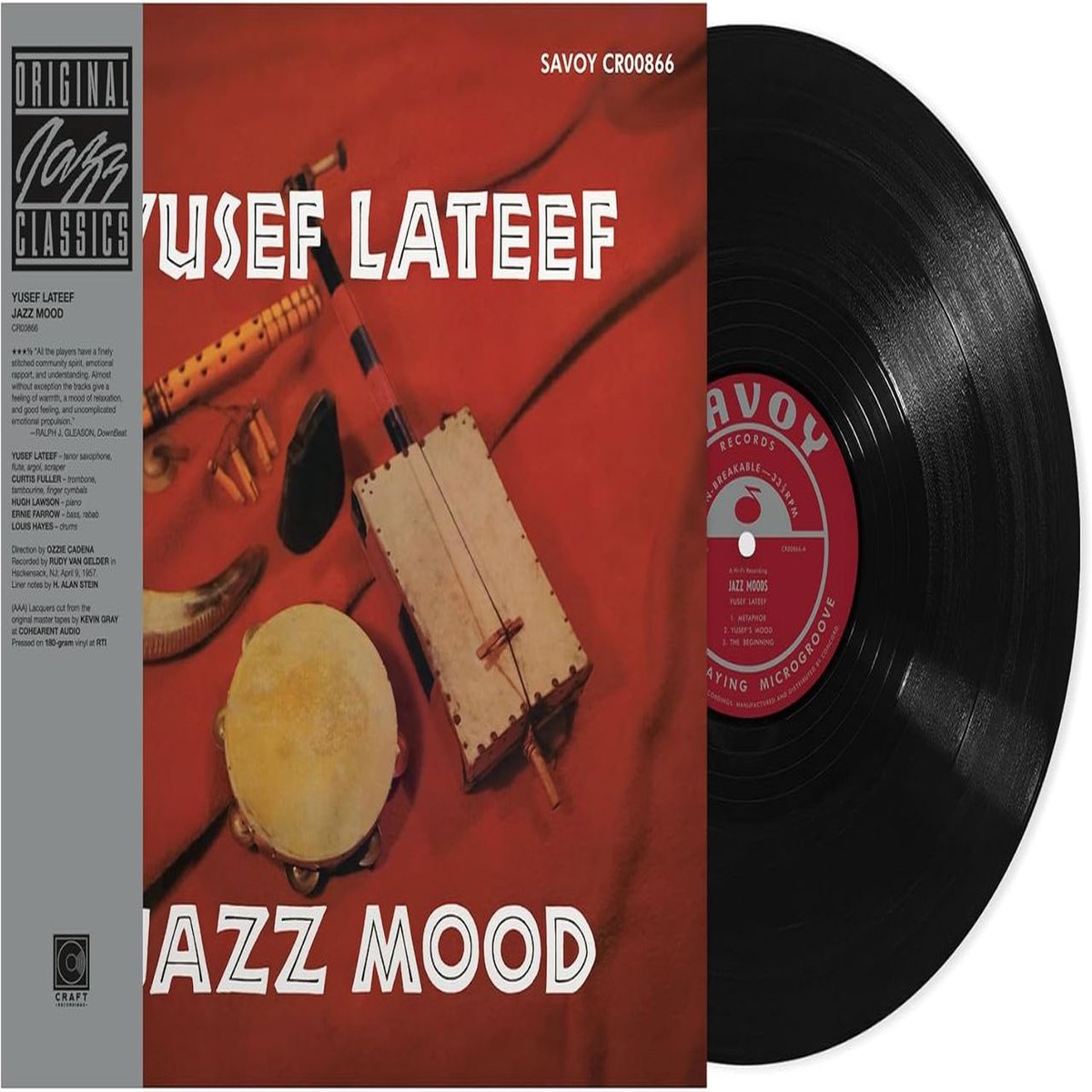Yusef Lateef Jazz Mood - Craft Original Jazz Classics Series - 180 Gram Black Vinyl - Sealed US Vinyl LP