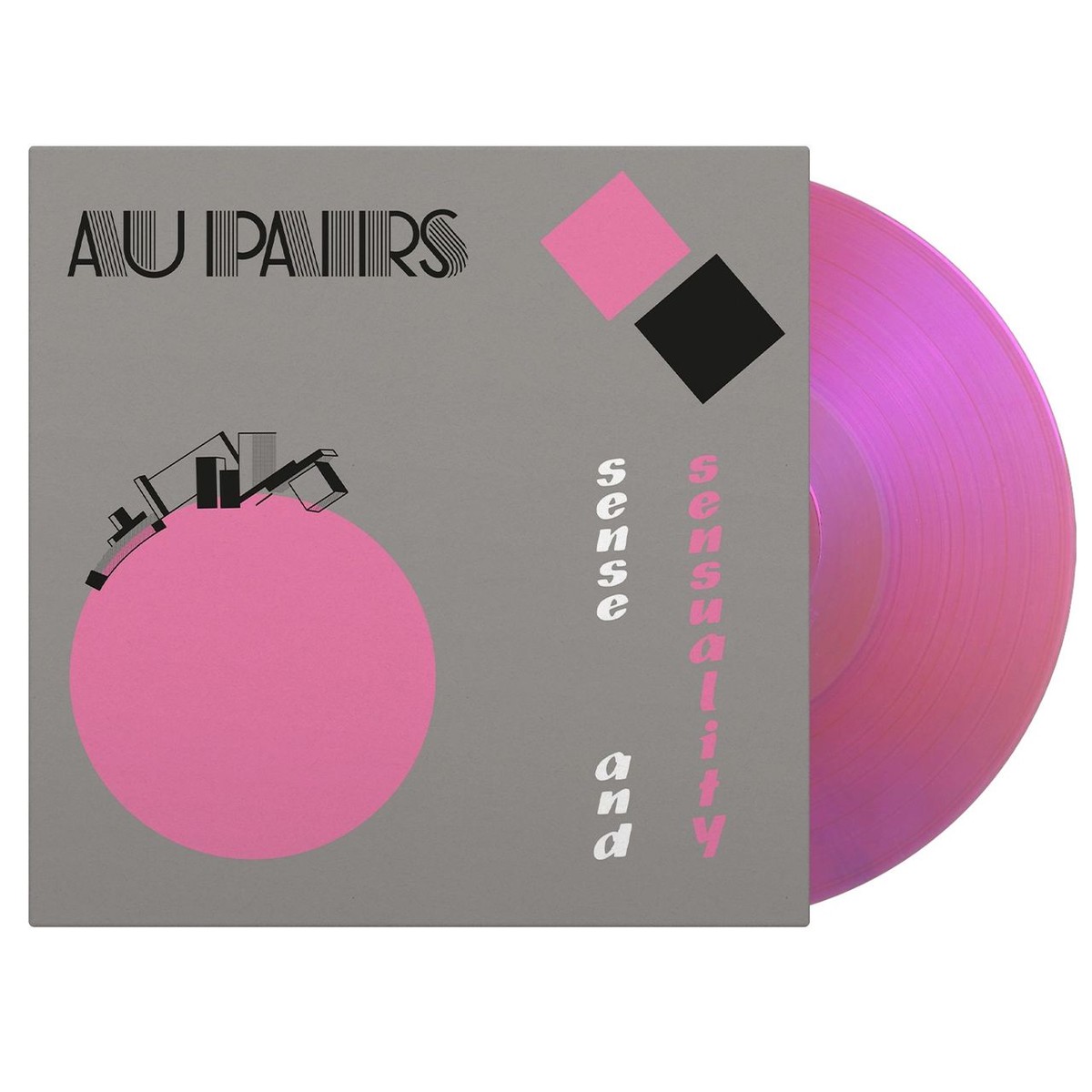 Au Pairs Sense And Sensuality - Magenta Vinyl 180 Gram - Numbered Edition UK Vinyl LP