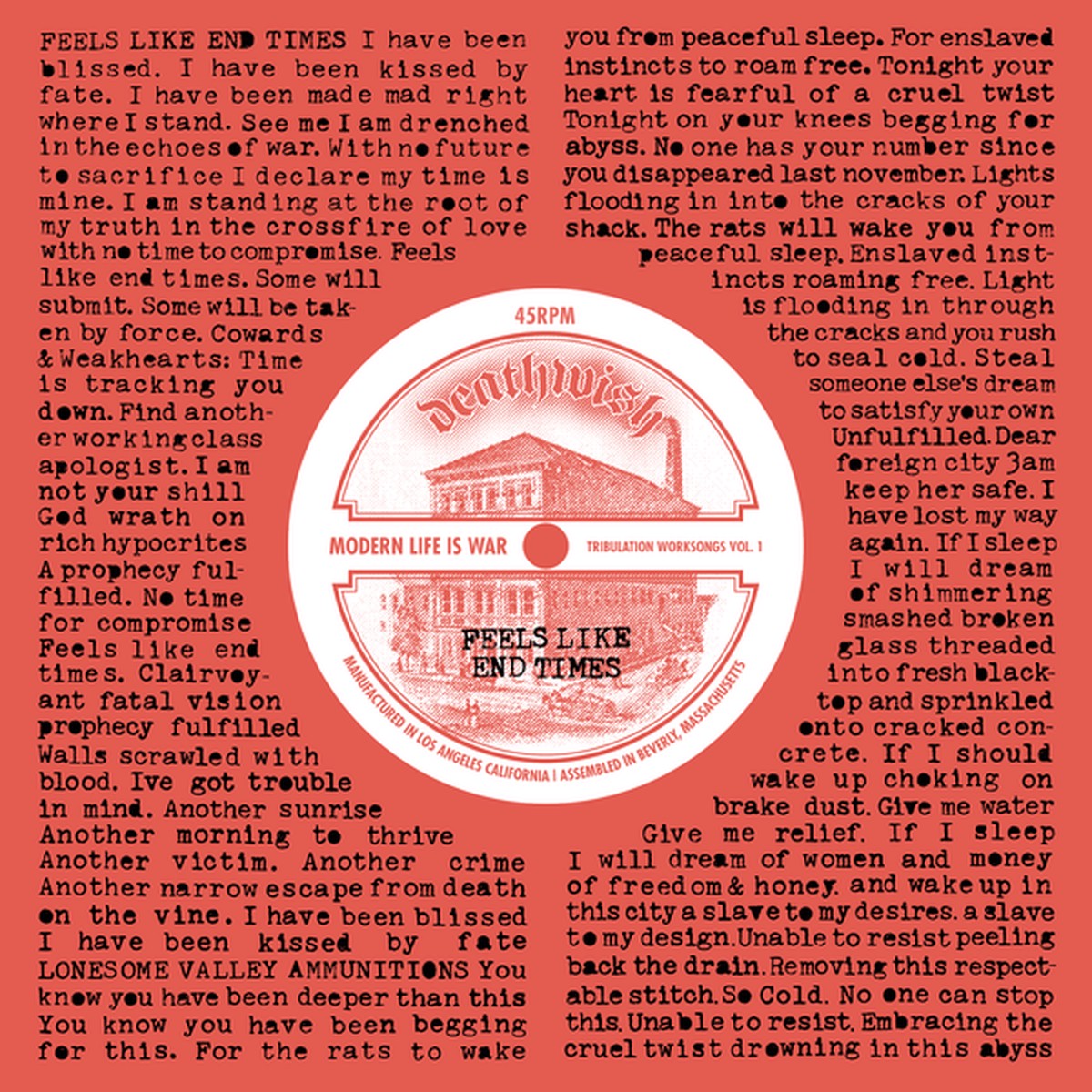 MODERN LIFE IS WAR TRIBULATION WORKSONGS VOL1 7