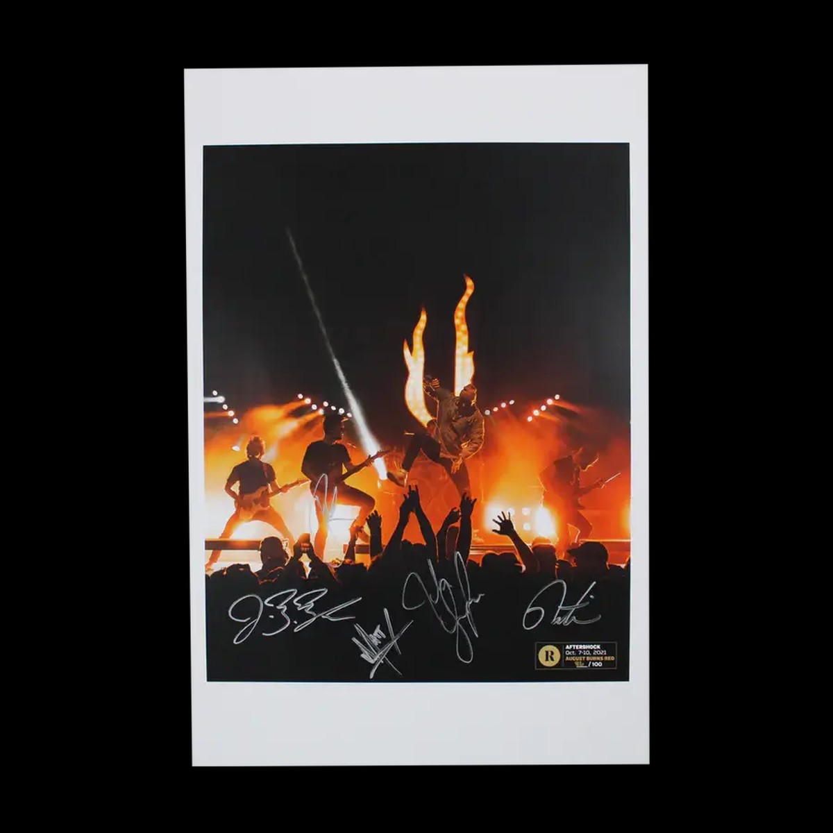 AUGUST BURNS RED X REVOLVER AFTERSHOCK- SIGNED FESTIVAL POSTER