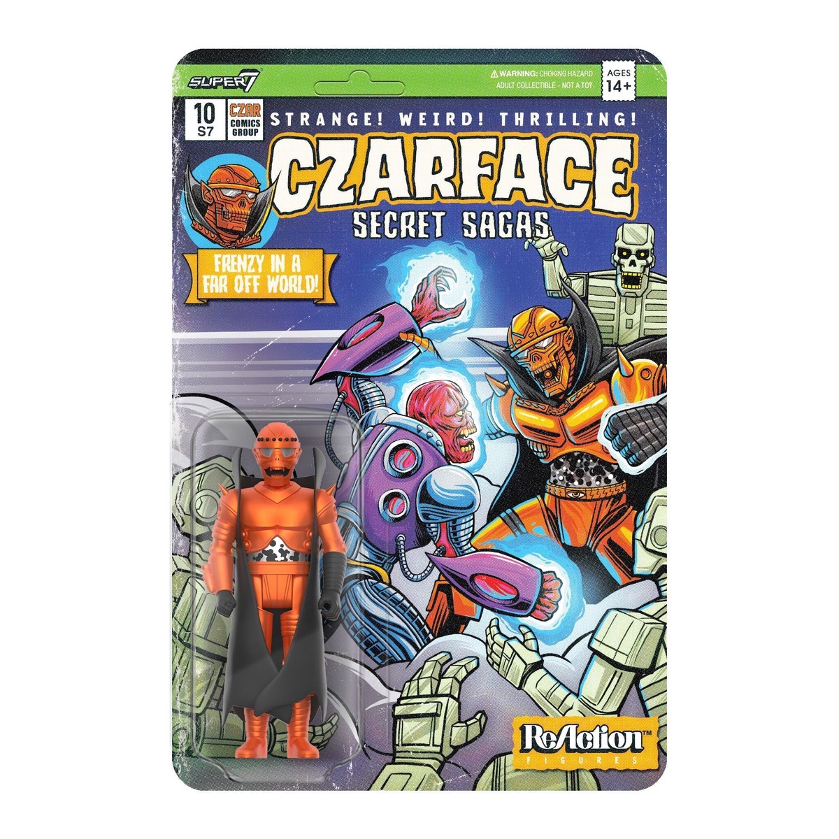 CZARFACE (ORANGE BLACK) REACTION FIGURE - WAVE 11
