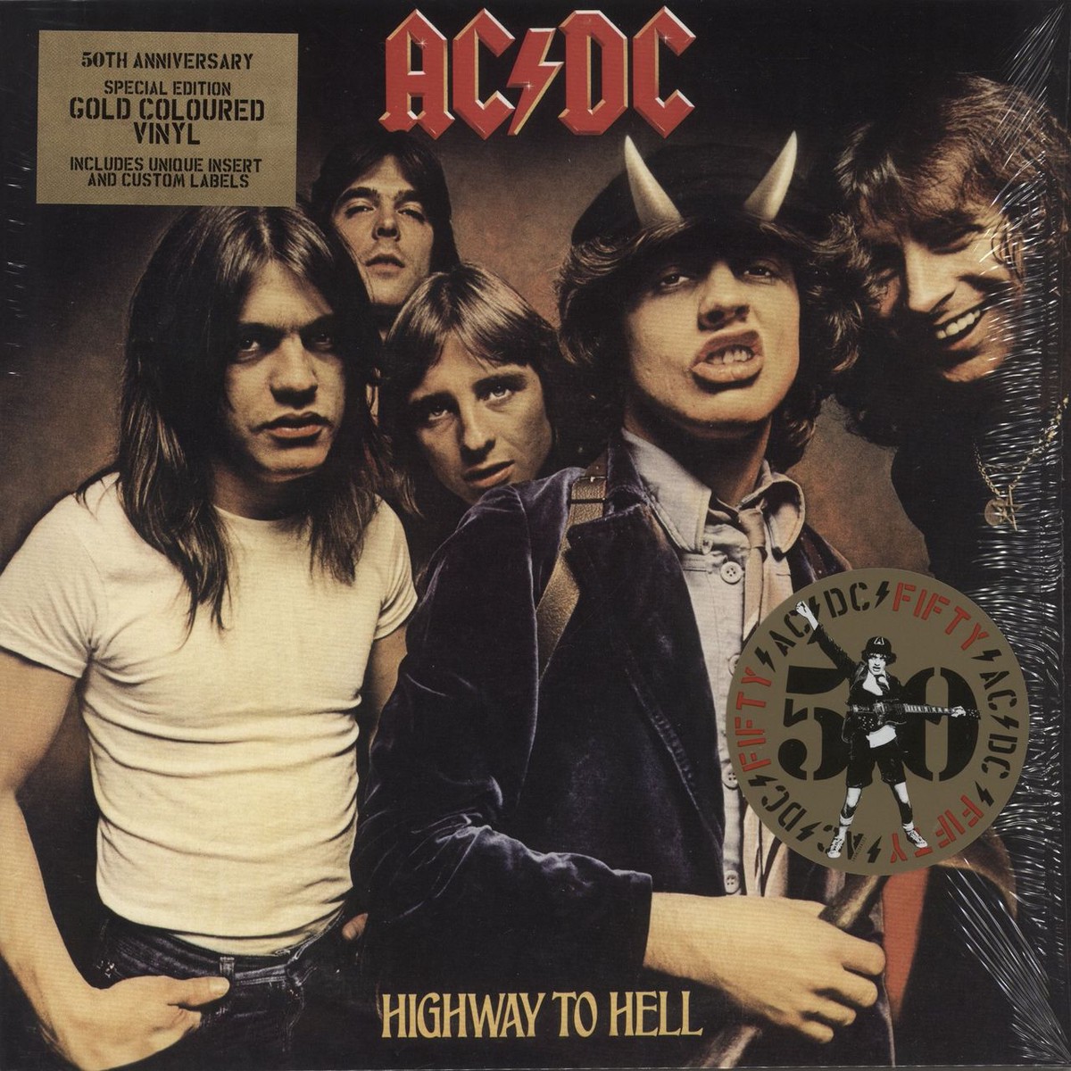 ACDC Highway To Hell - Gold 180 Gram Vinyl UK Vinyl LP