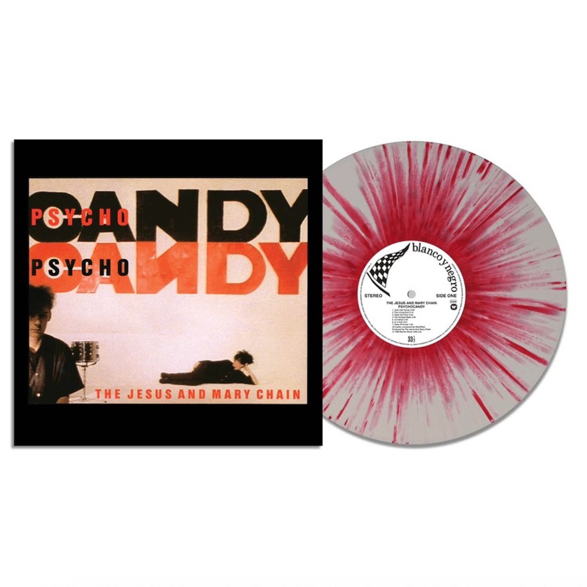 The Jesus Mary Chain Psychocandy - National Album Day 2025 - Red White Splatter Vinyl - Sealed UK Vinyl LP
