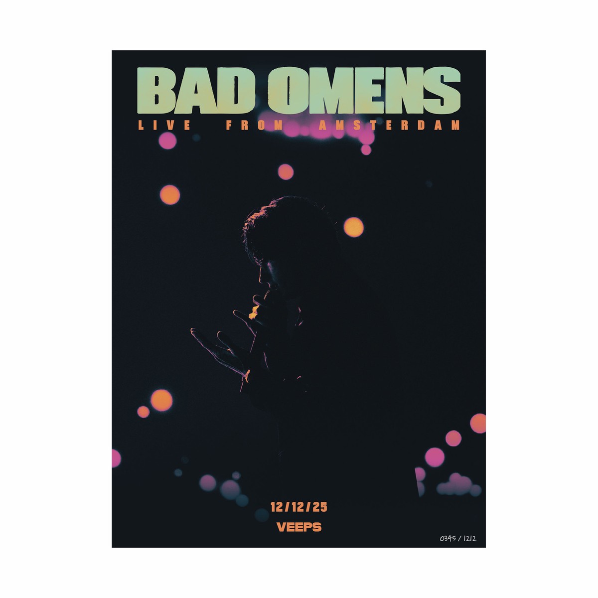 BAD OMENS LIVE FROM AMSTERDAM POSTER