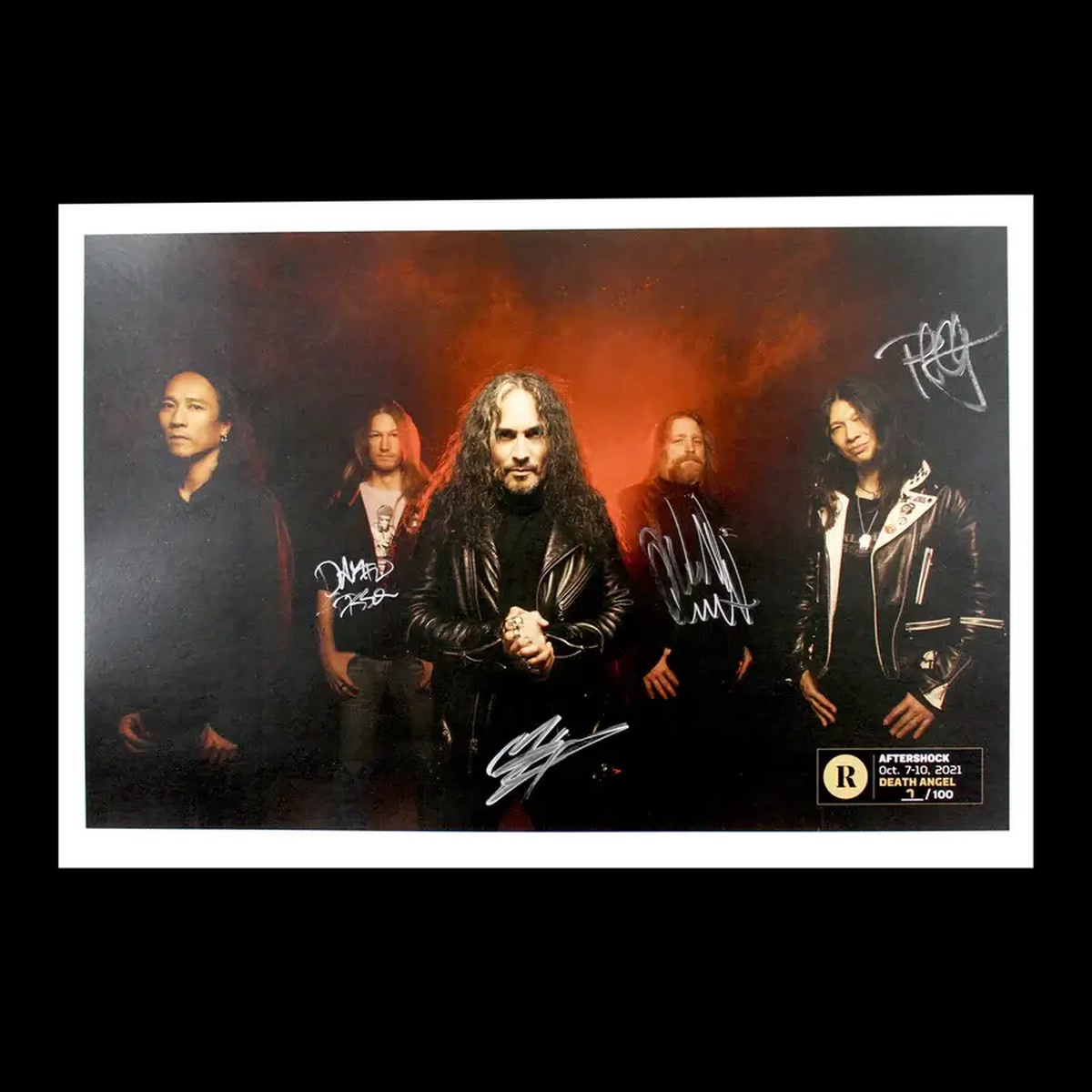 DEATH ANGEL X REVOLVER AFTERSHOCK- SIGNED FESTIVAL POSTER