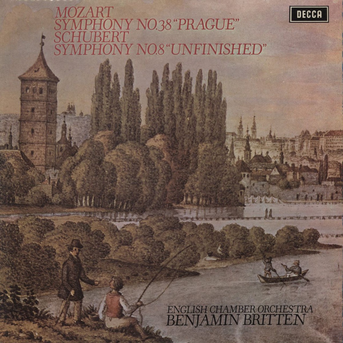 Wolfgang Amadeus Mozart Symphony No38 Prague Symphony No8 Unfinished UK Vinyl LP