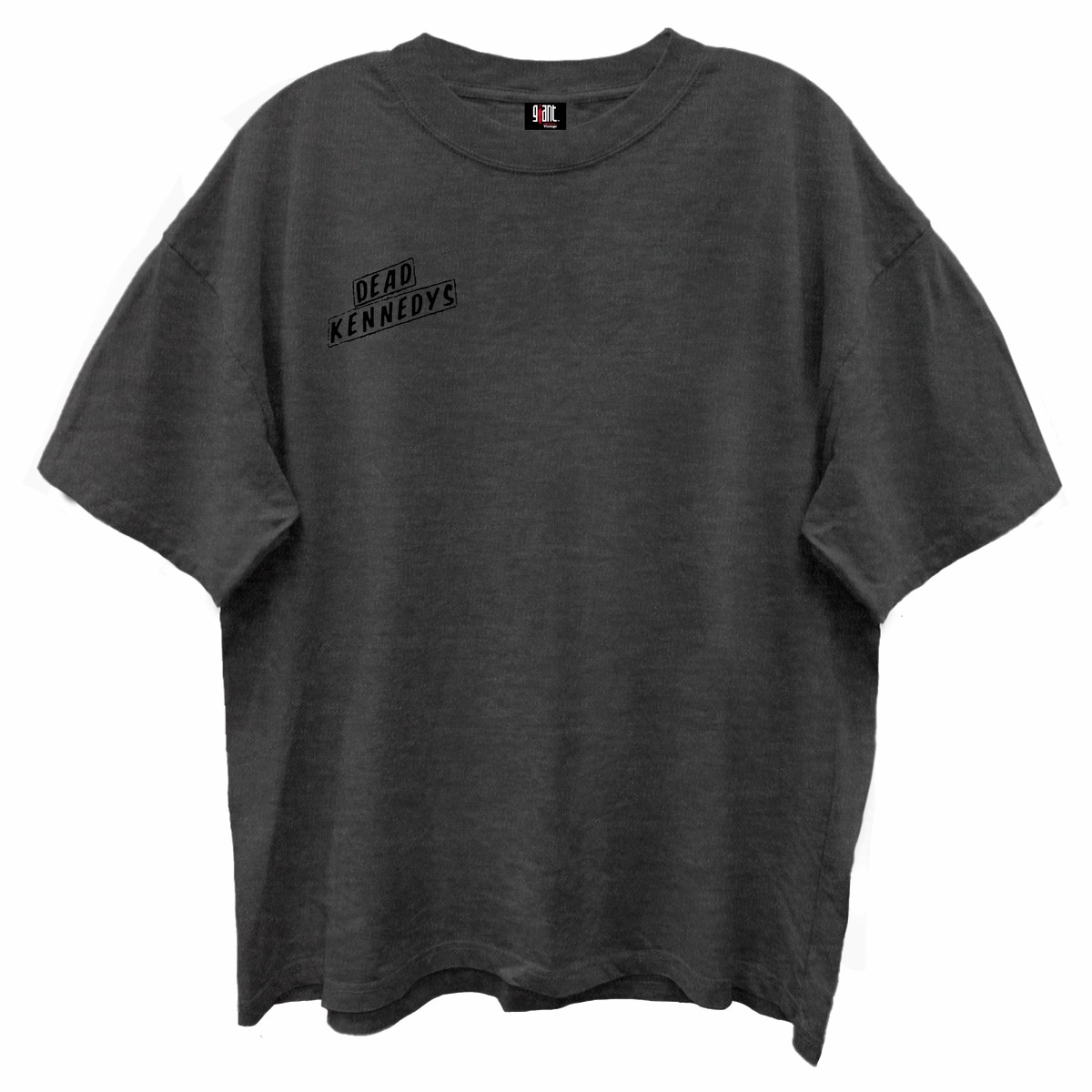 DEAD KENNEDYS LOGO FRONTBACK VINTAGE BLACK ENZYME WASH T-SHIRTGIANT VINTAGE T-SHIRT