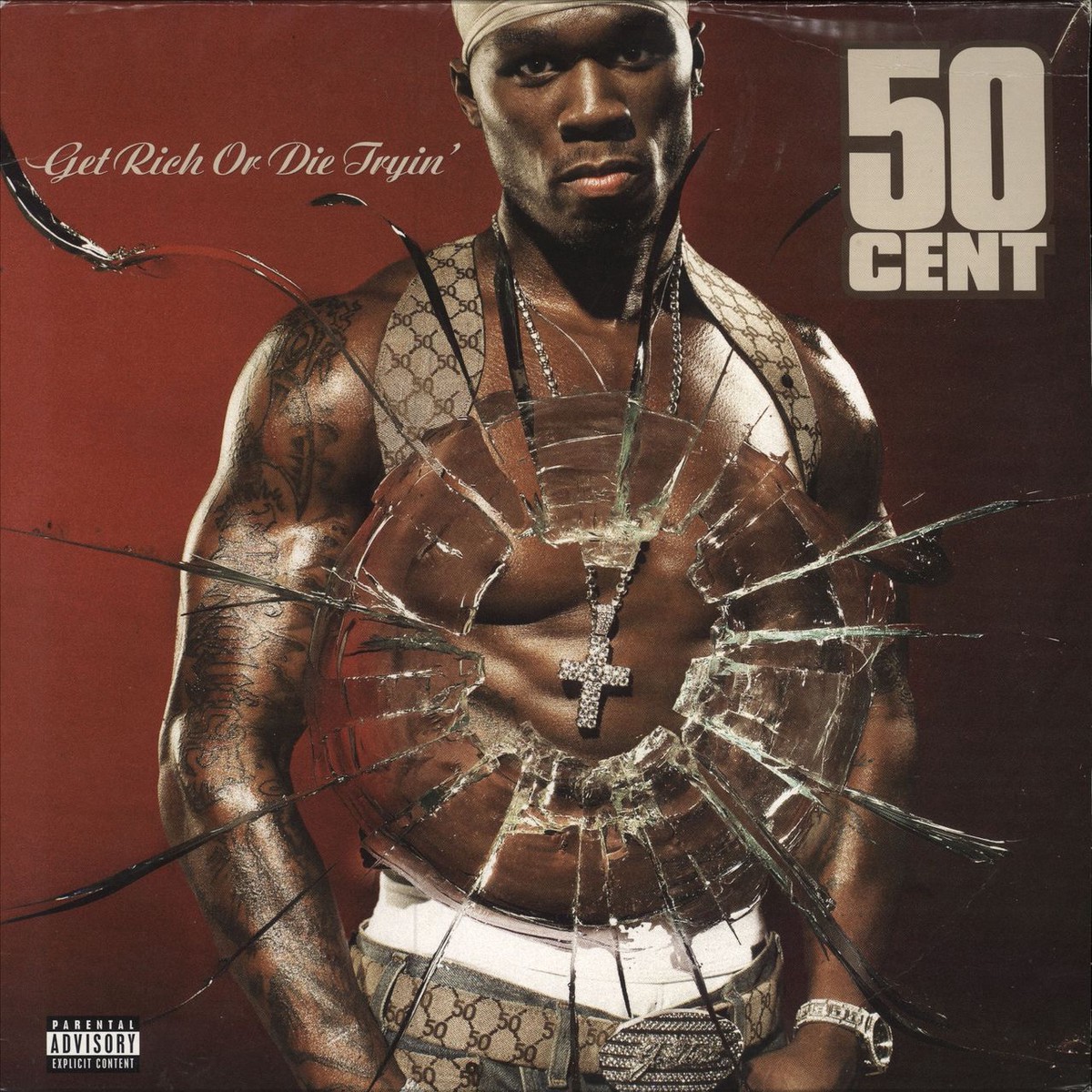 50 Cent Get Rich Or Die Tryin - Black Vinyl - Sealed UK 2-LP vinyl set