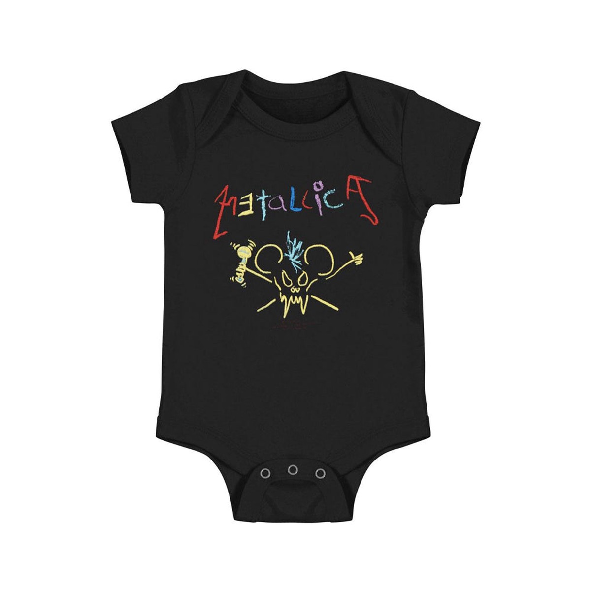METALLICA CRAYON ONESIE