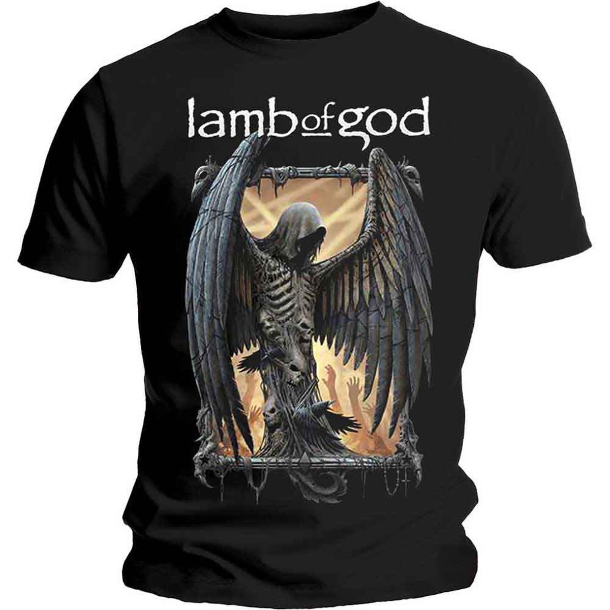 Lamb Of God - Winged Death (Black) Small T-Shirt