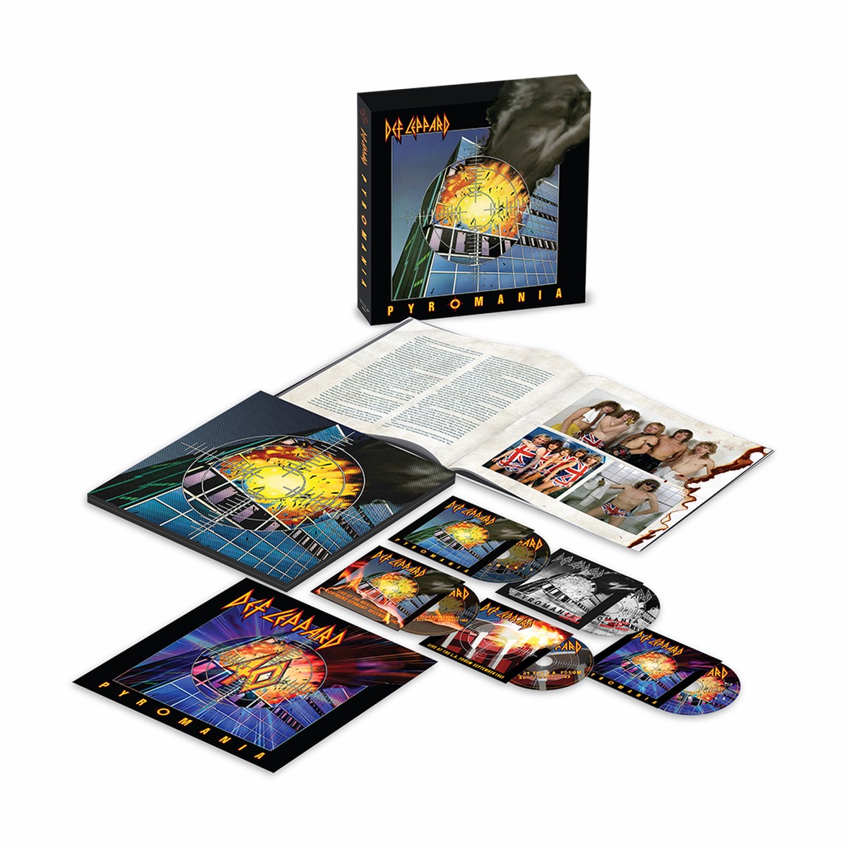 Pyromania Super Deluxe Edition 4CDBlu-Ray