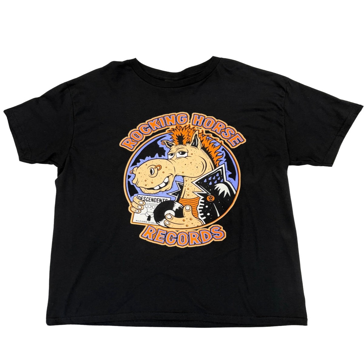 Rocking Horse - Punk Horse (Black) Medium T-Shirt