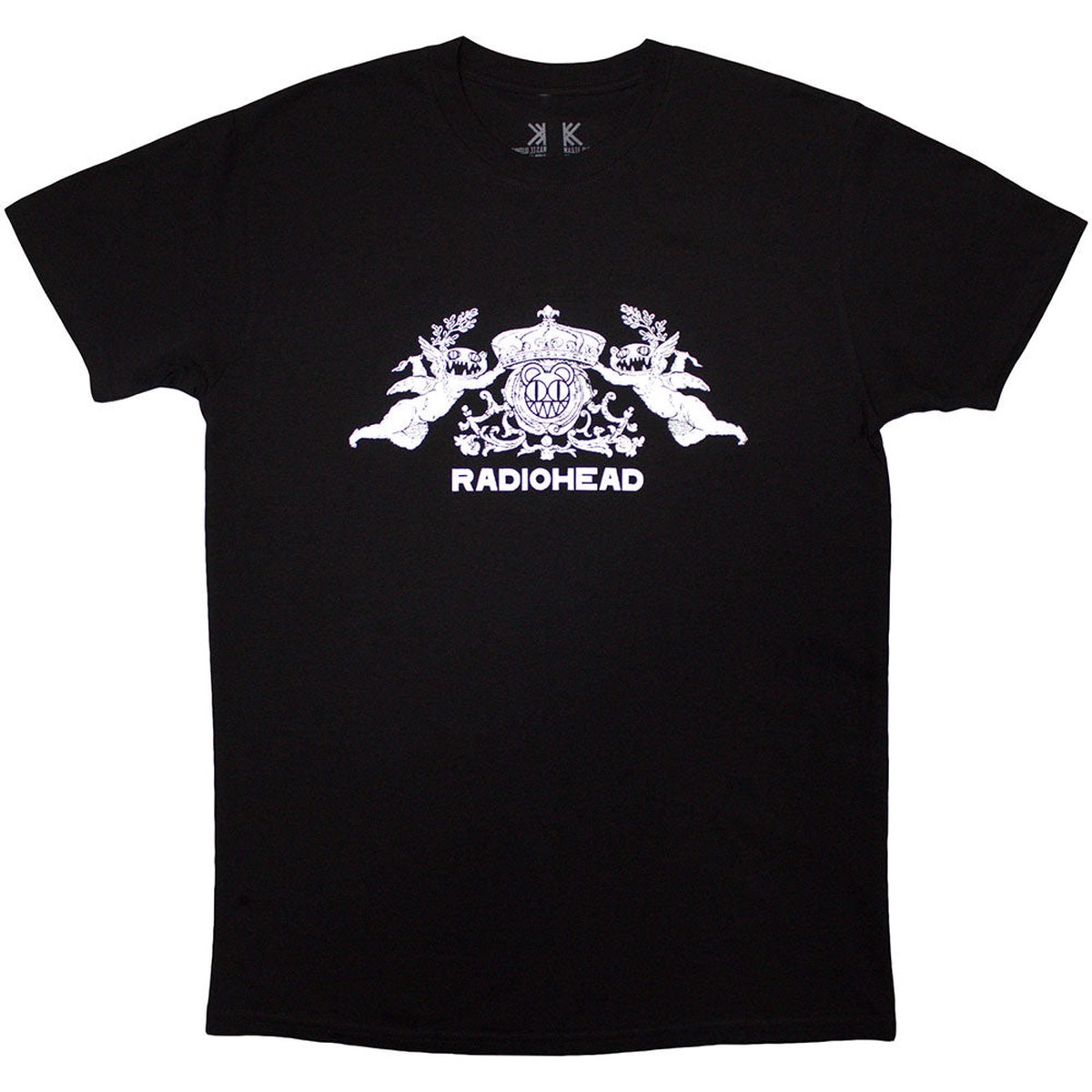 Radiohead - Bearhead Crest Bp (Black) Large T-Shirt