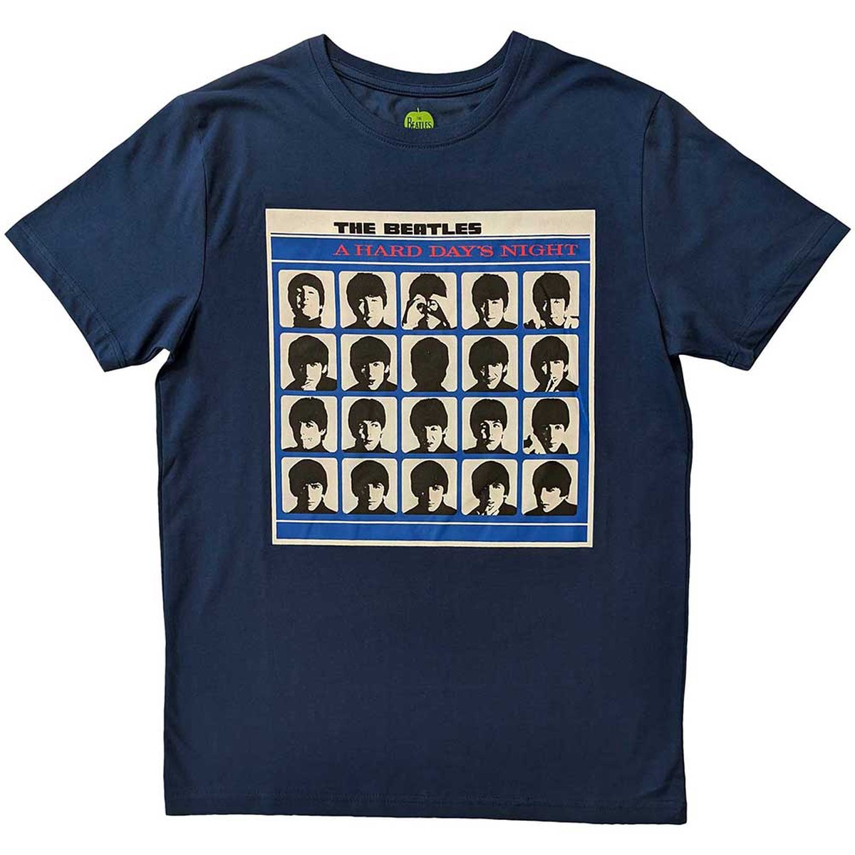 Beatles - A Hard Days Night Cover (Blue) Large T-Shirt