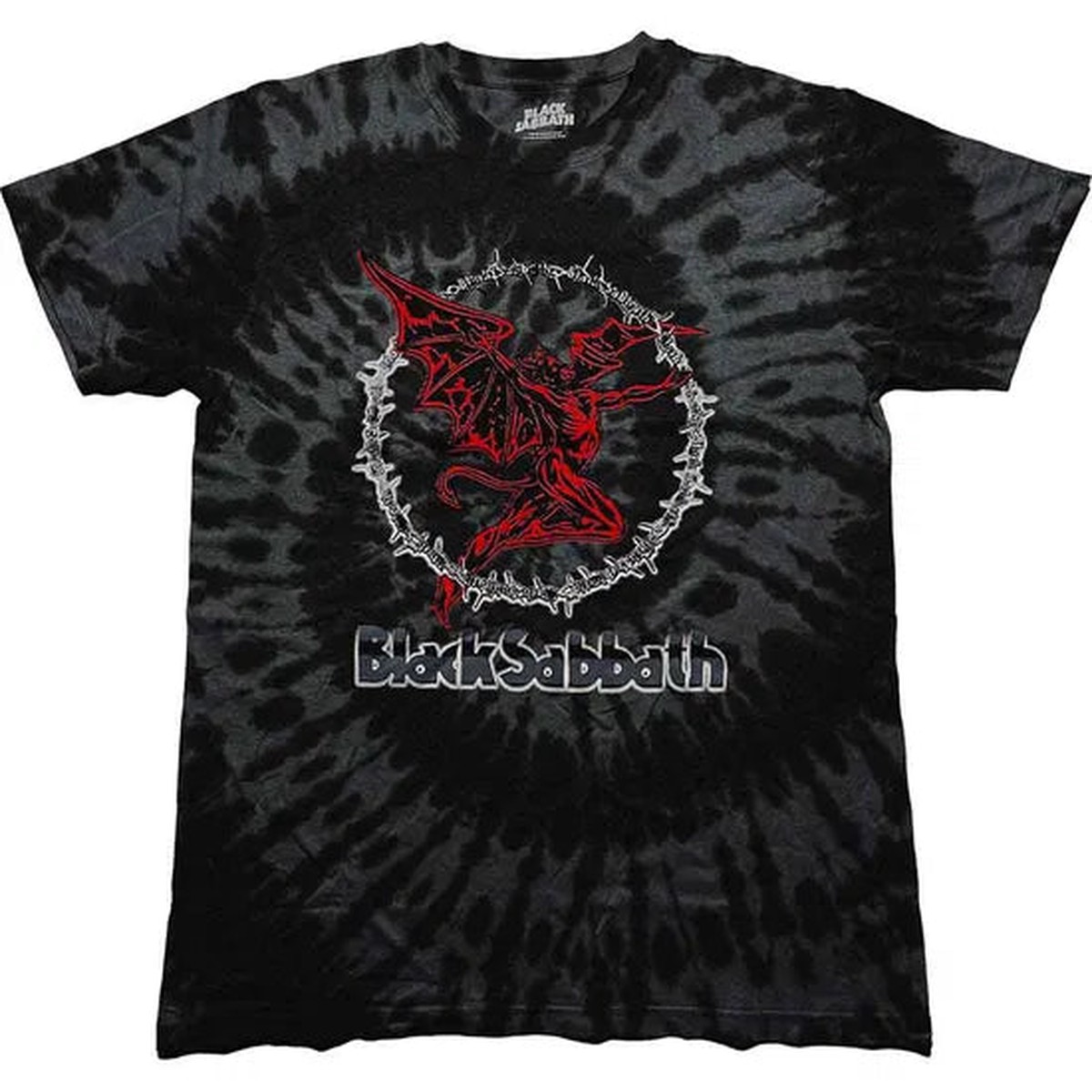 Black Sabbath - Red Henry (Black Dip-Dye) XXL T-Shirt