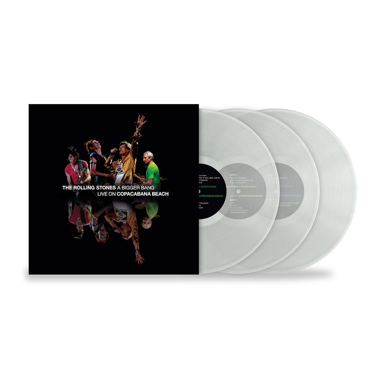 A Bigger Bang Live On Copacabana Beach Clear 3 LP