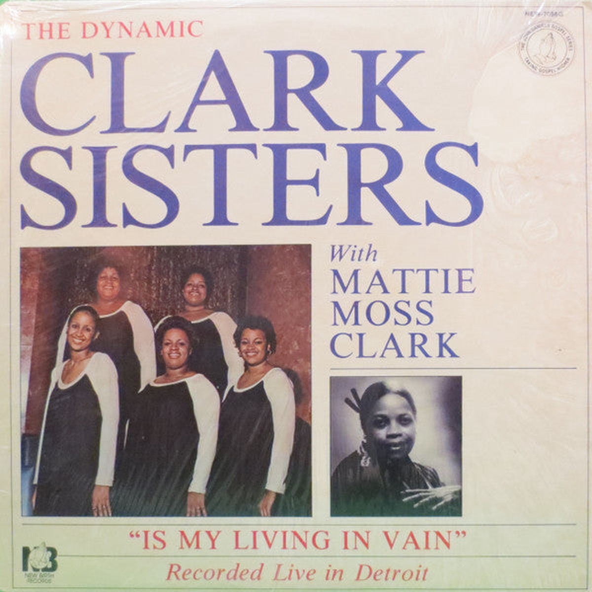 Clark Sisters - Is My Living In Vain (New Vinyl)